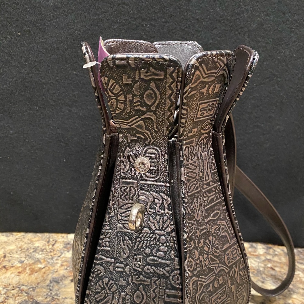 Very Unique leather handbag.